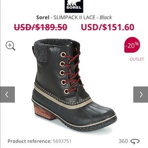 Sorel Slimpack II Lace boots
